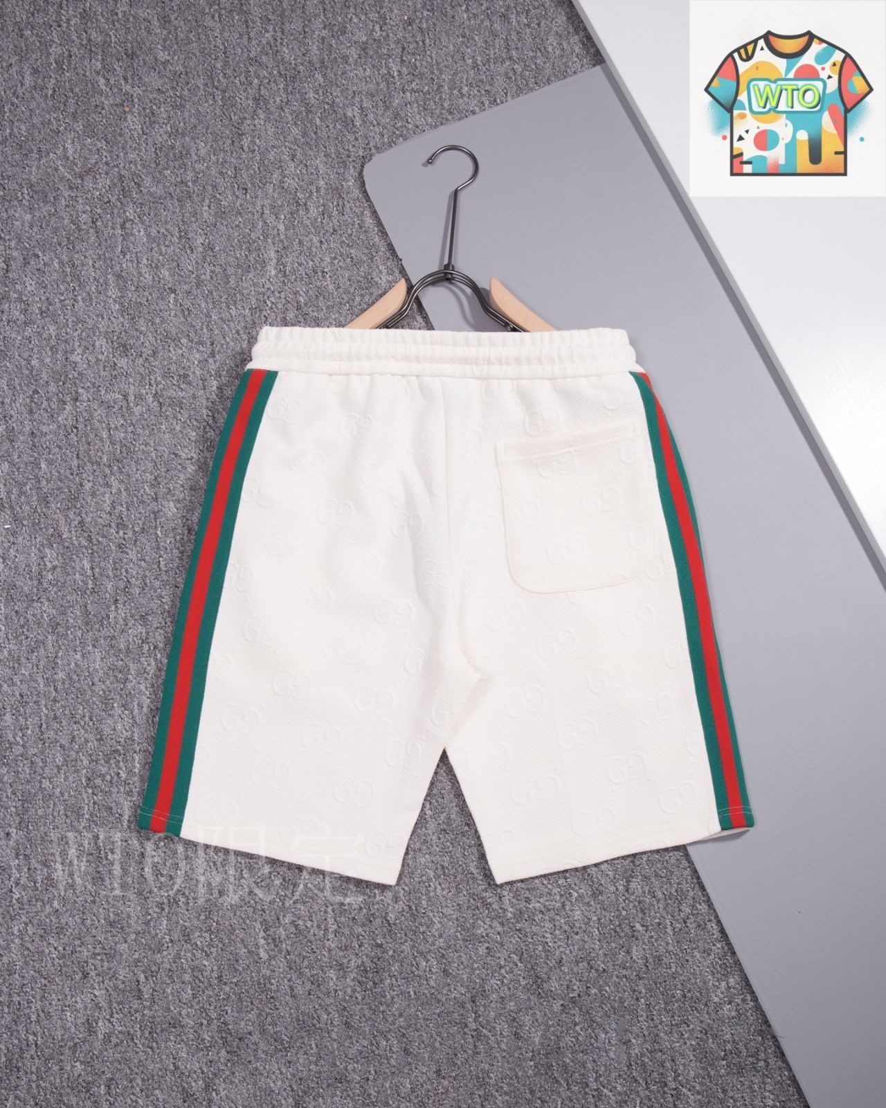 【グッチ】 Shorts - Short Shorts ショートパンツ GUCCI - GUCCI グッチ ロゴ刺繍 バイカラー ショーツ ハーフ