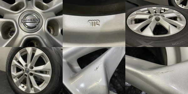【DL SJ8+ 225/65R17】スタッドレス【日産 T32エクストレイル 純正ホイール エスティーロ 17インチ 7J5HPCD114.3+45】21年製　(MTF829)クレジットカード QRコード決済可能 DUNLOP WINTER MAXX SJ8 225/65R17】スタッドレス【日産 T32