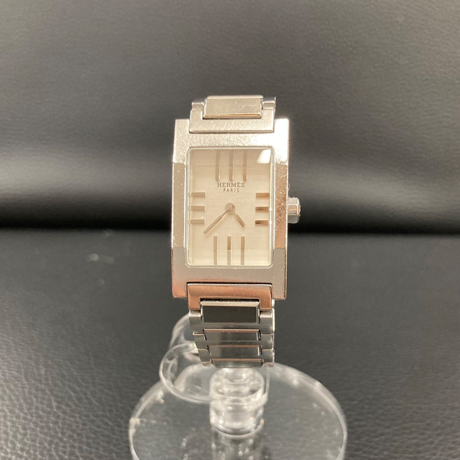 電池交換済み！HERMES エルメス タンデム TA1.210 レディースウォッチ 