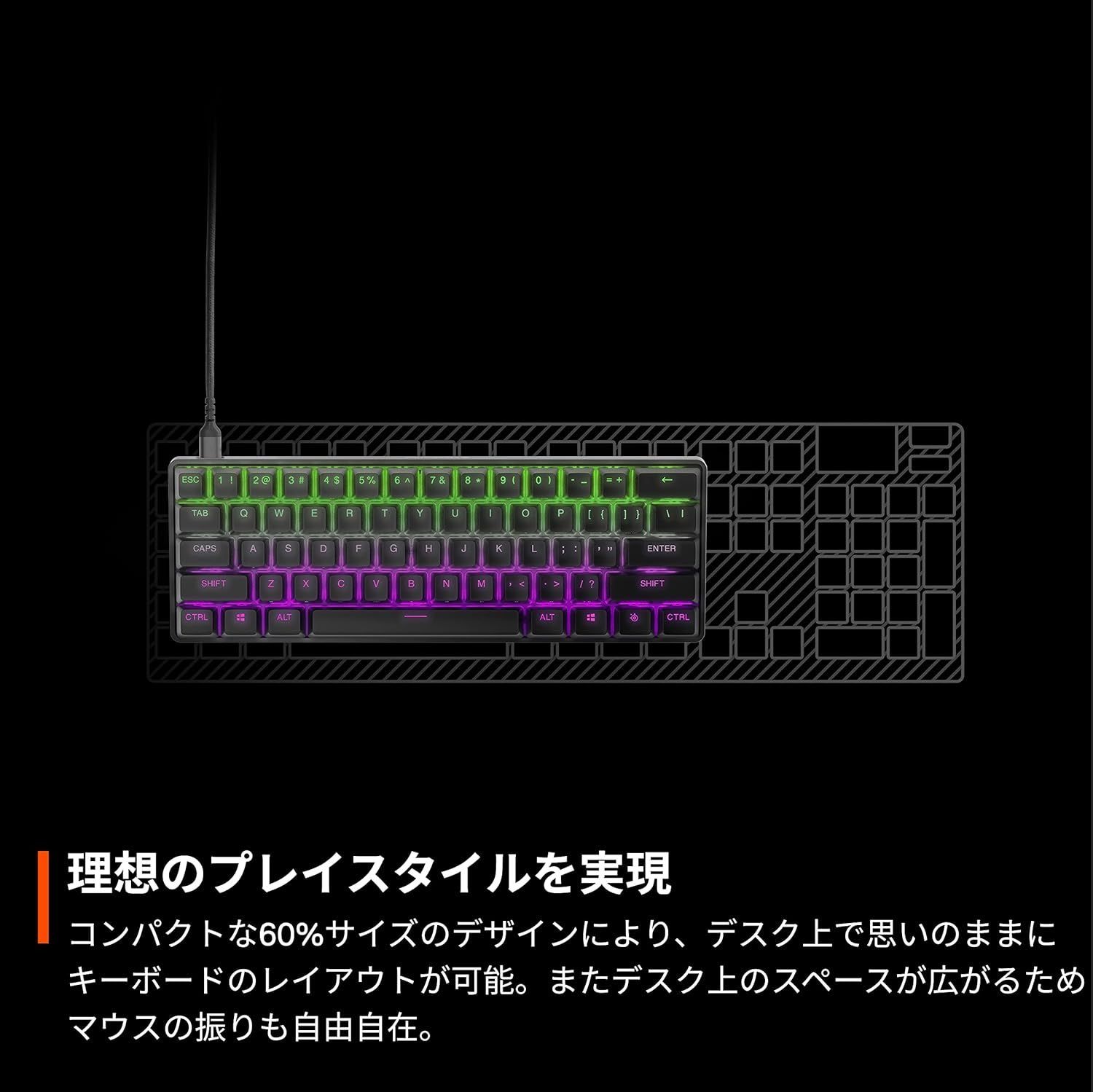 SteelSeries ラピッドトリガー 搭載 ゲーミングキーボード ミニサイズ Apex Pro Mini JP 64825 有線 日本語配列 CHRISTIANNAURATH_COM_BR