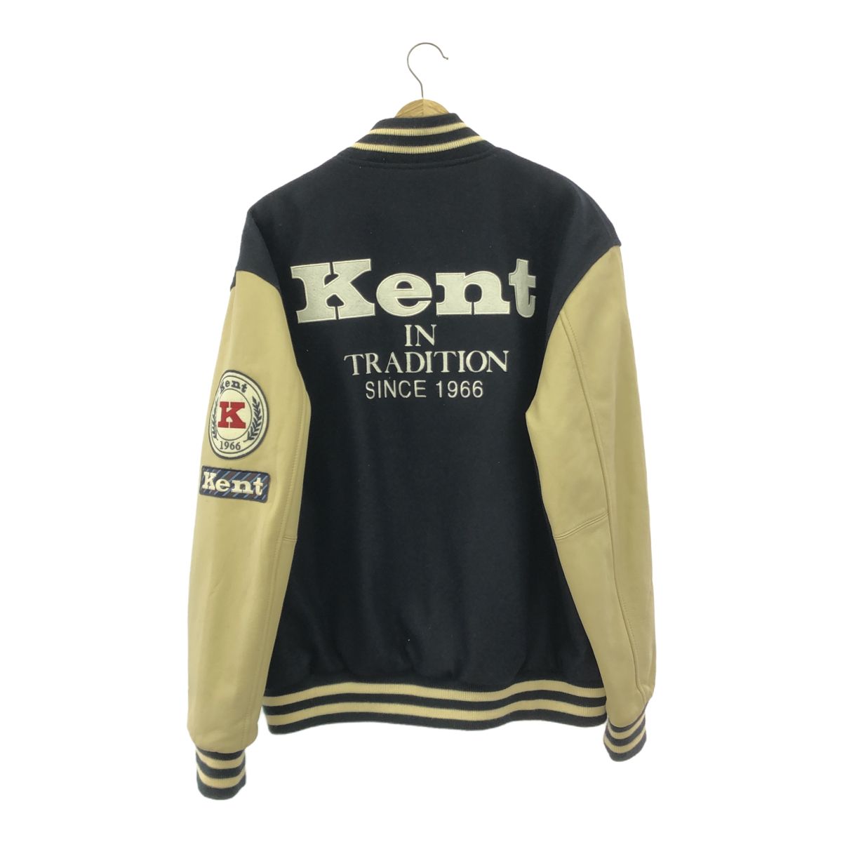 KENT ケント KNOT522 レザースリーブ ウールスタジャン