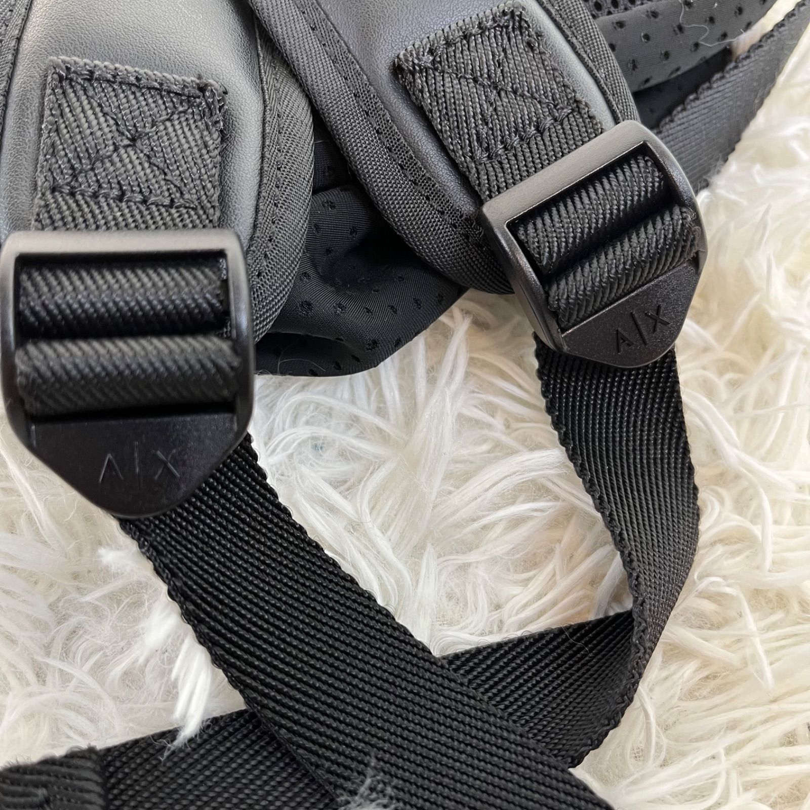 未使用級　ARMANI EXCHANGE リュック　AX-20 ブラック 未使用級 ARMANI EXCHANGE リュック AX-20 ブラック - メルカリ