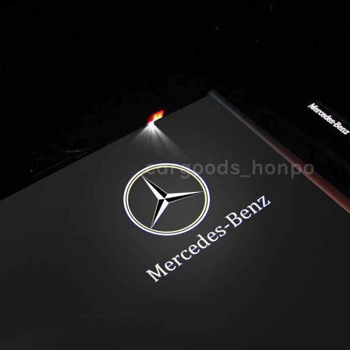 Mercedes-Benz カーテシランプ2個セット メルセデスベンツ カーテシランプ benz プロジェクター LED 左右2個