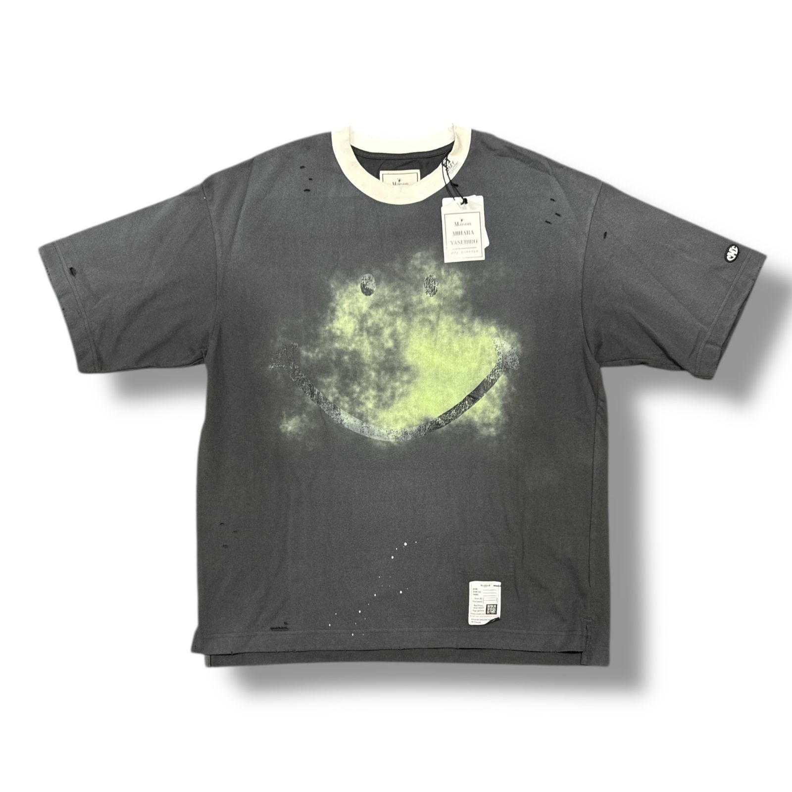 参考上代28600円 Maison MIHARA YASUHIRO 25SS SMILY FACE PRINTED 