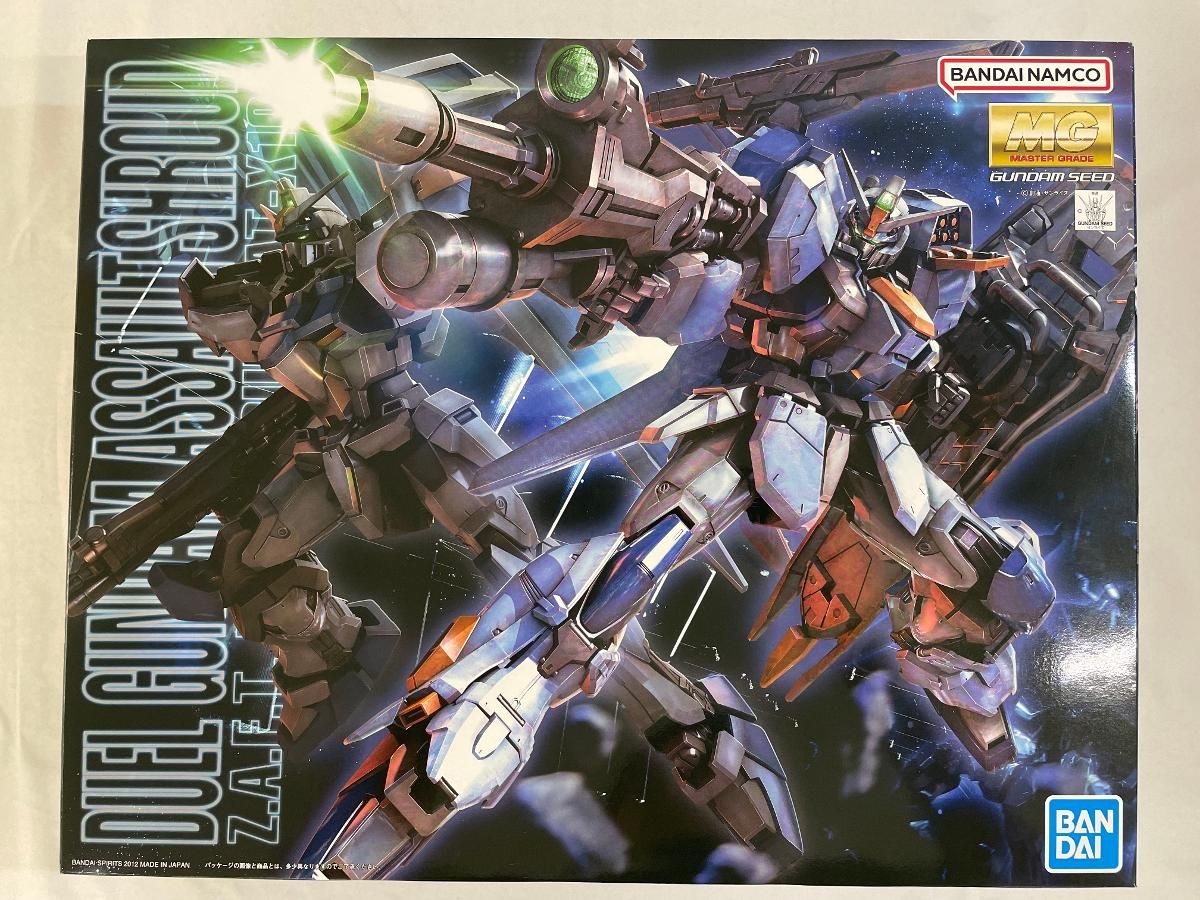未開封 1|100 MG GAT-X102 デュエルガンダム アサルトシュラウド 機動戦士ガンダムSEED