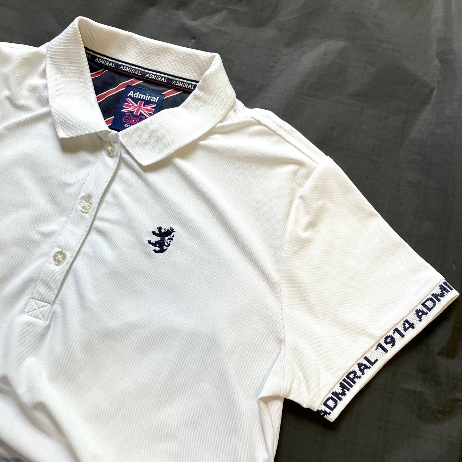 アドミラルゴルフウェア レディースポロシャツ 白 Lサイズ - ウエア