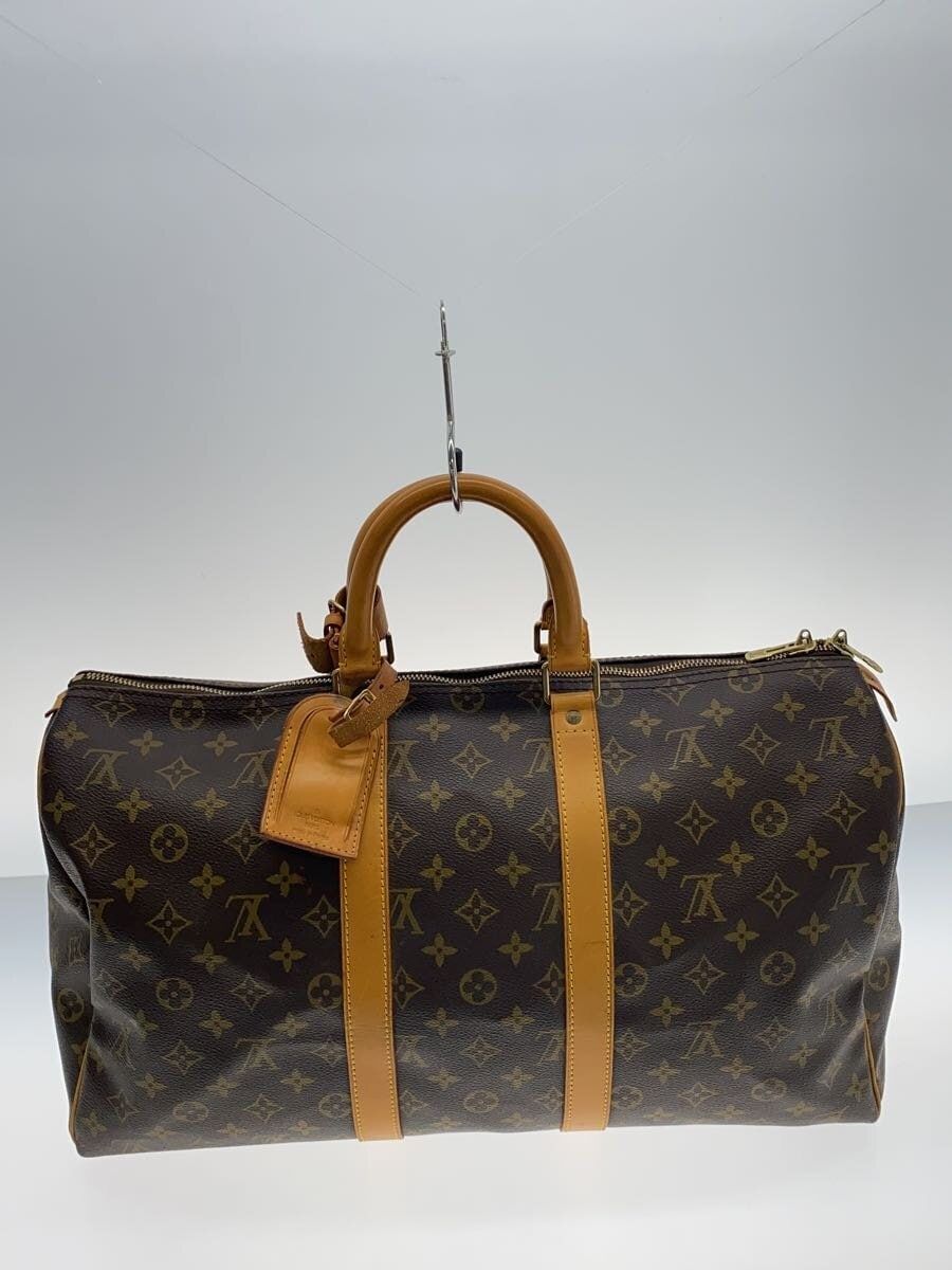 LOUIS VUITTON キーポル45_モノグラム・キャンバス_BRW PVC ブラウン - メルカリ