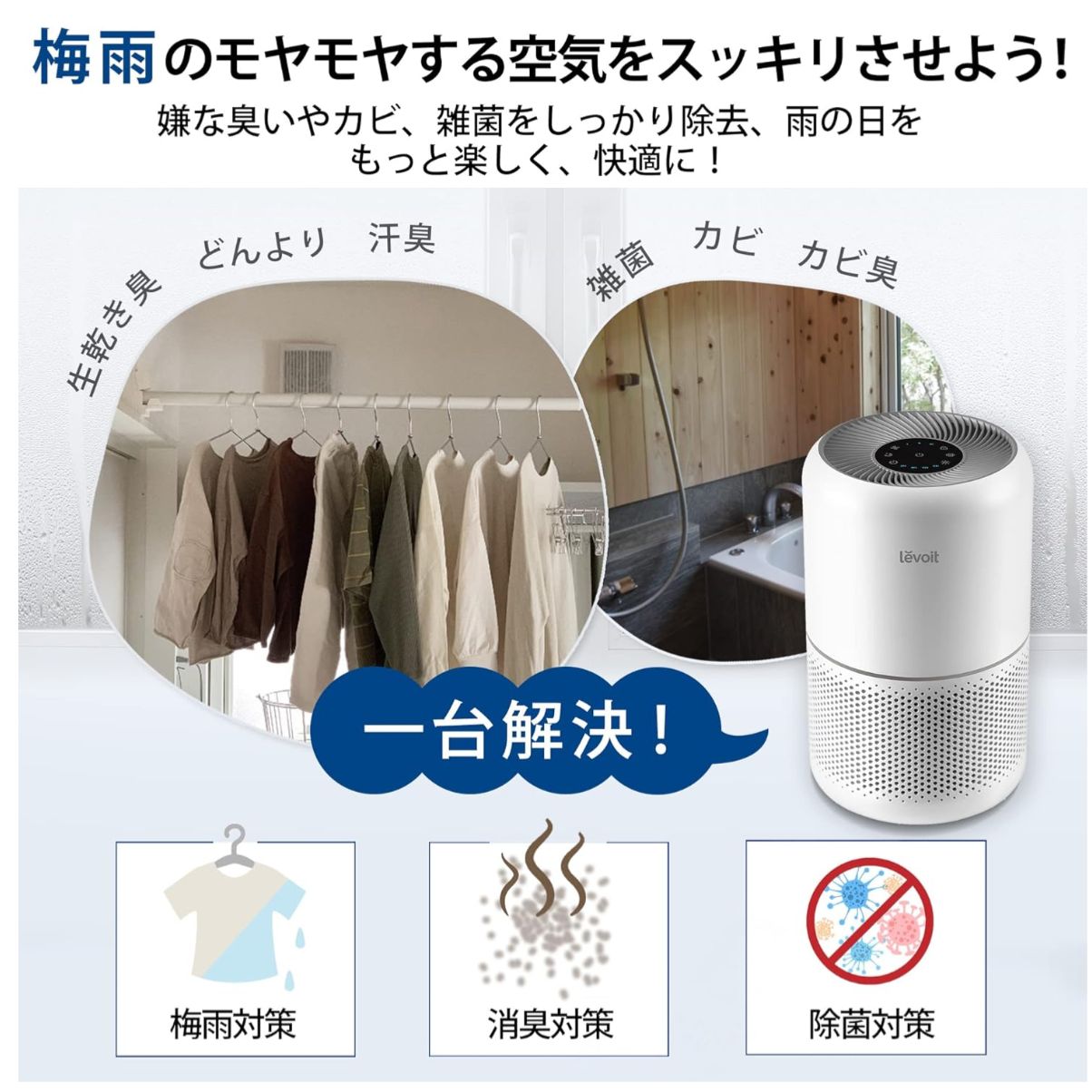 Levoit (レボイト) 空気清浄機 クラシックモデル Core 300 20畳 脱臭