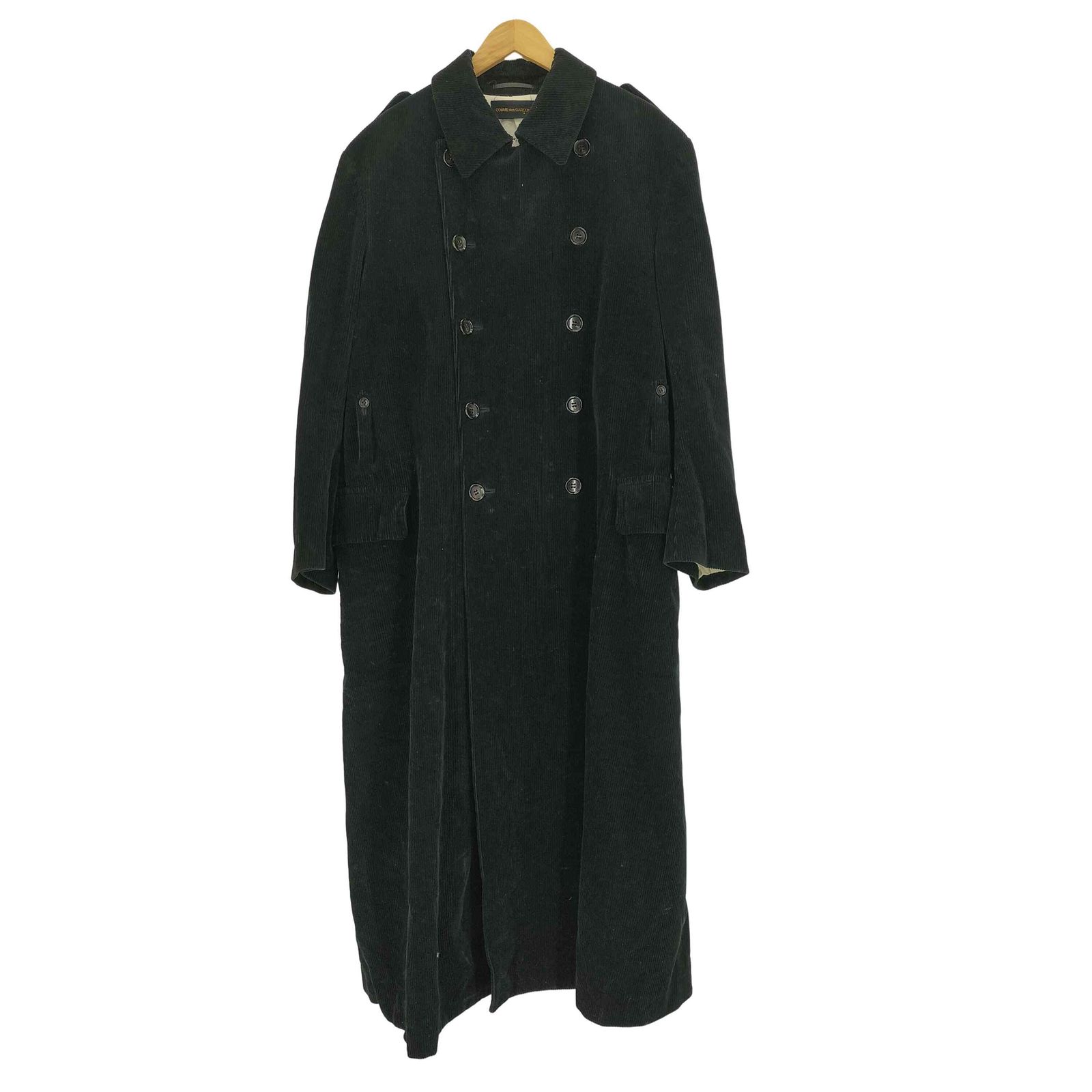 コーデュロイダブルコートコム・デ・ギャルソン
