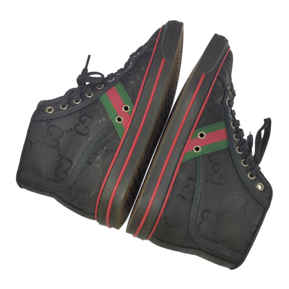GUCCI グッチ テニス1977 TENNIS ハイカット スニーカー 靴/6/ブラック