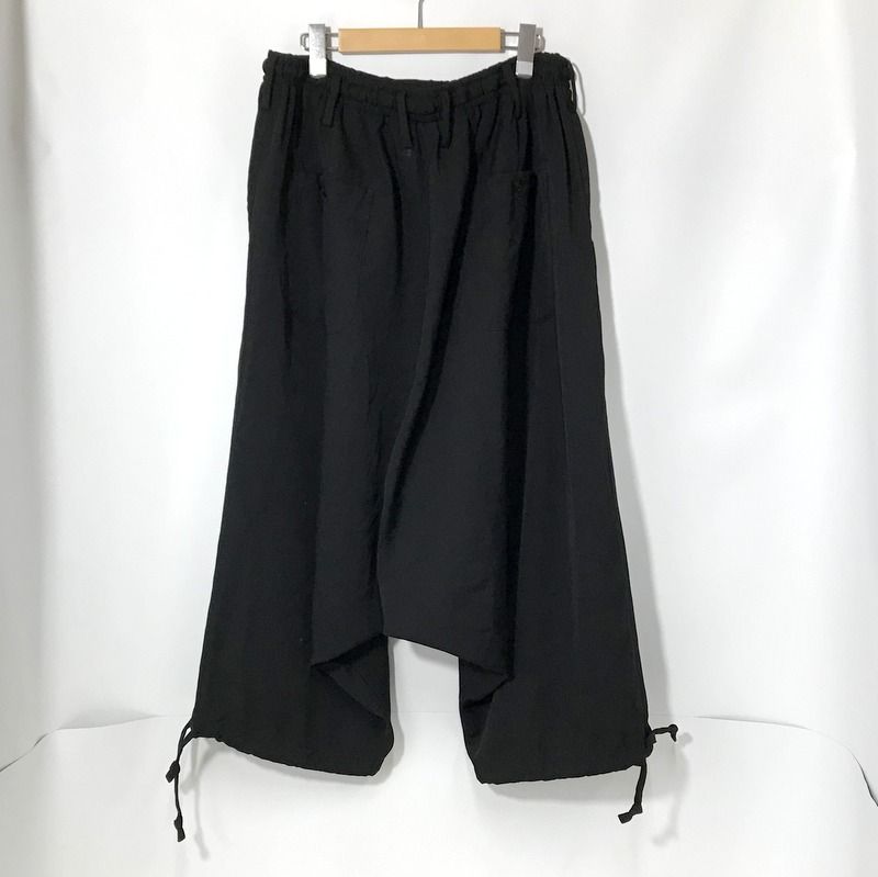 Yohji Yamamoto サルエルパンツ HK-P64-100 シワギャバ ズボン モード