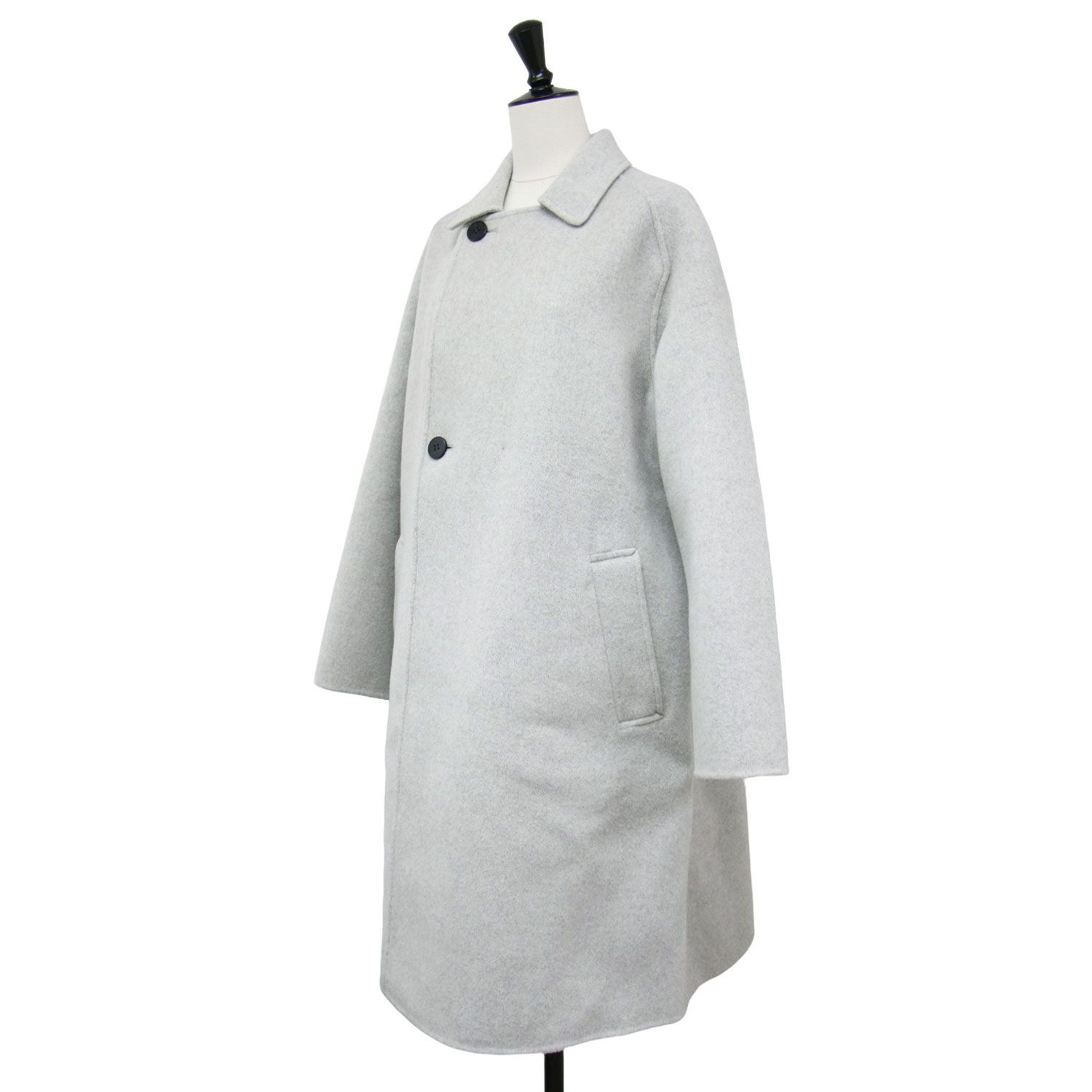 GALERIE VIEウールカシミヤダブルフェイスオーバーコート ウール