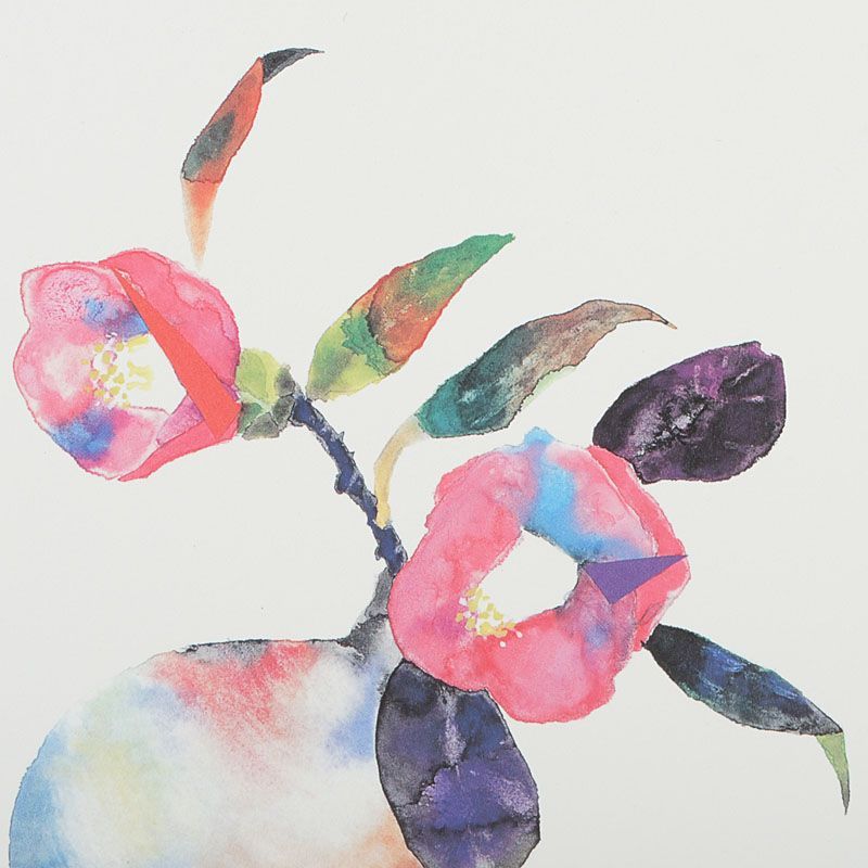 片岡鶴太郎 複製画 「彌生讃花」 額装 N S9 - メルカリ