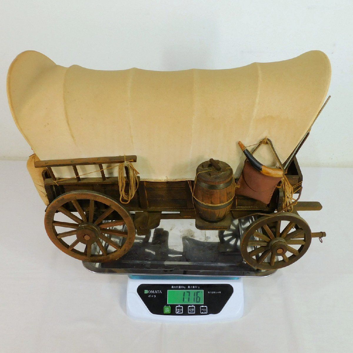 ◇ハンドメイド 幌馬車◇65cm◇リアル造形◇付属品多数◇西部