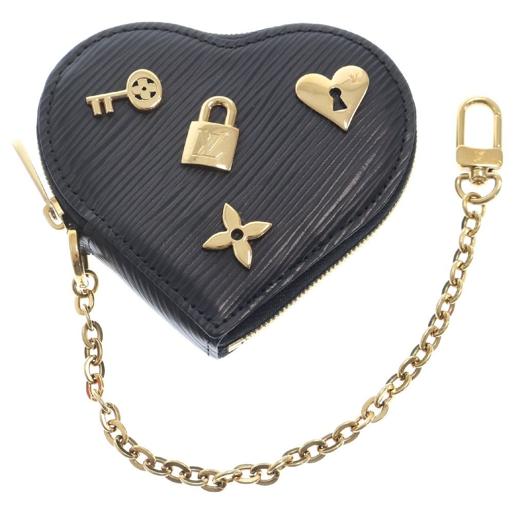 LOUIS VUITTON (ルイヴィトン) エピ ノワール ポルトモネ クール ラ  