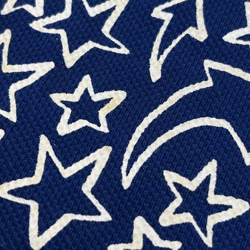 ステューシー 半袖 ポロシャツ シンプルロゴ 総柄 S ブラック 鹿の子 STUSSY - ステューシー 半袖 ポロシャツ シンプルロゴ 総柄