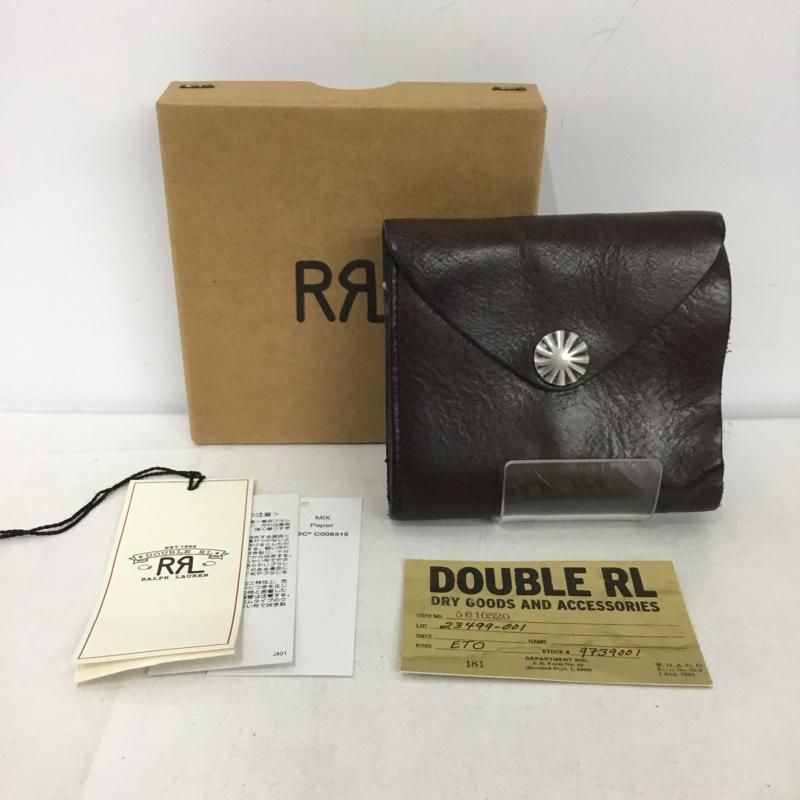 RRL ダブルアールエル 財布 二つ折り コンチョ レザーウォレット
