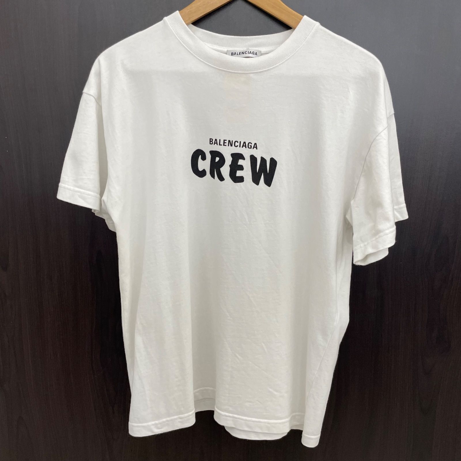 バレンシアガ BALENCIAGA CREW プリント Tシャツ Sサイズ 平塚店 
