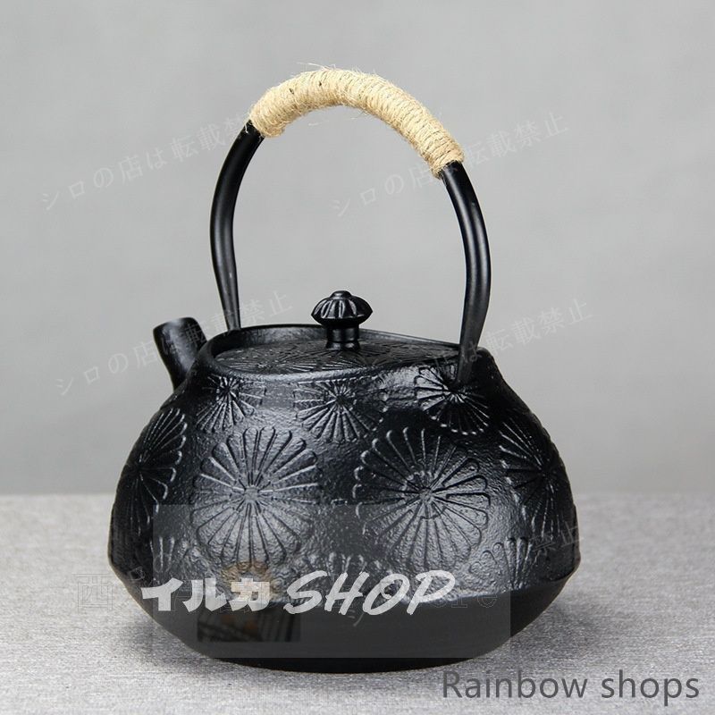 ⬛アンティー/コレクション◆新品・大人気の素敵な【鉄瓶急須】茶道具 骨董 鉄瓶急須・黒 飴釉 | 西川貞三郎商店