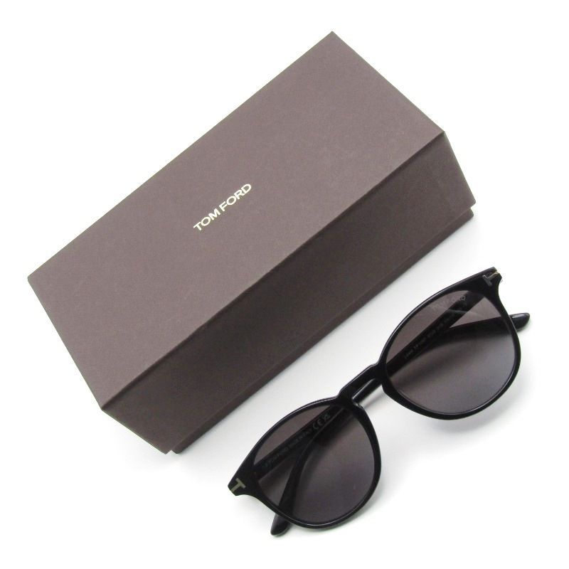 TOM FORD トムフォード サングラス Lewis TF1097 ECO イタリア製 ルイス ボストン USフィット 01B ブラック|ゴールド 61003810