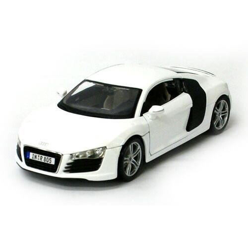 【格安，2026】 Maisto (マイスト) Audi R8 1/18 ホワイト アウディ ミニカー カプセルプラレール