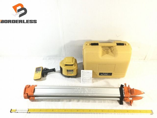 比較的綺麗 TOPCON トプコン ローティングレーザー RL-H3C 受光器 三脚 他1点 付き 90189