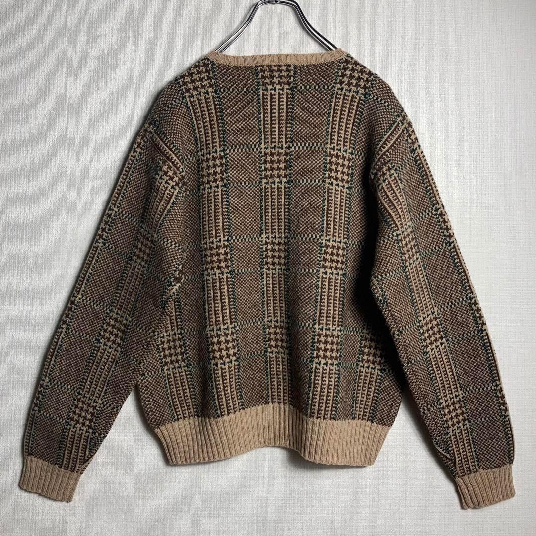 美品】ラルフローレン ニット ウール 総柄 バーズアイ - メルカリ