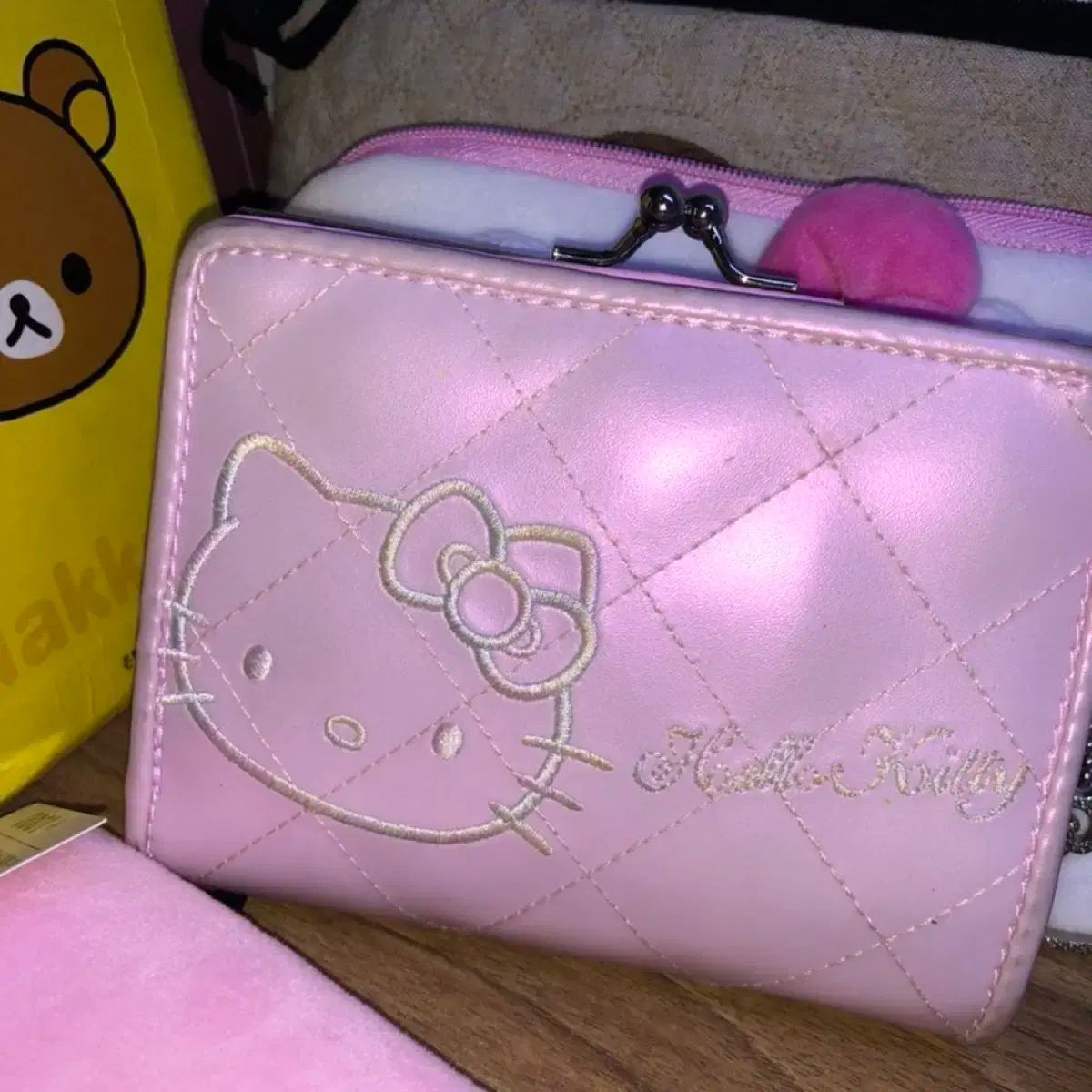 ハローキティ ミラー付き財布 ハローキティ×EFOLE ポーチ・ミラー