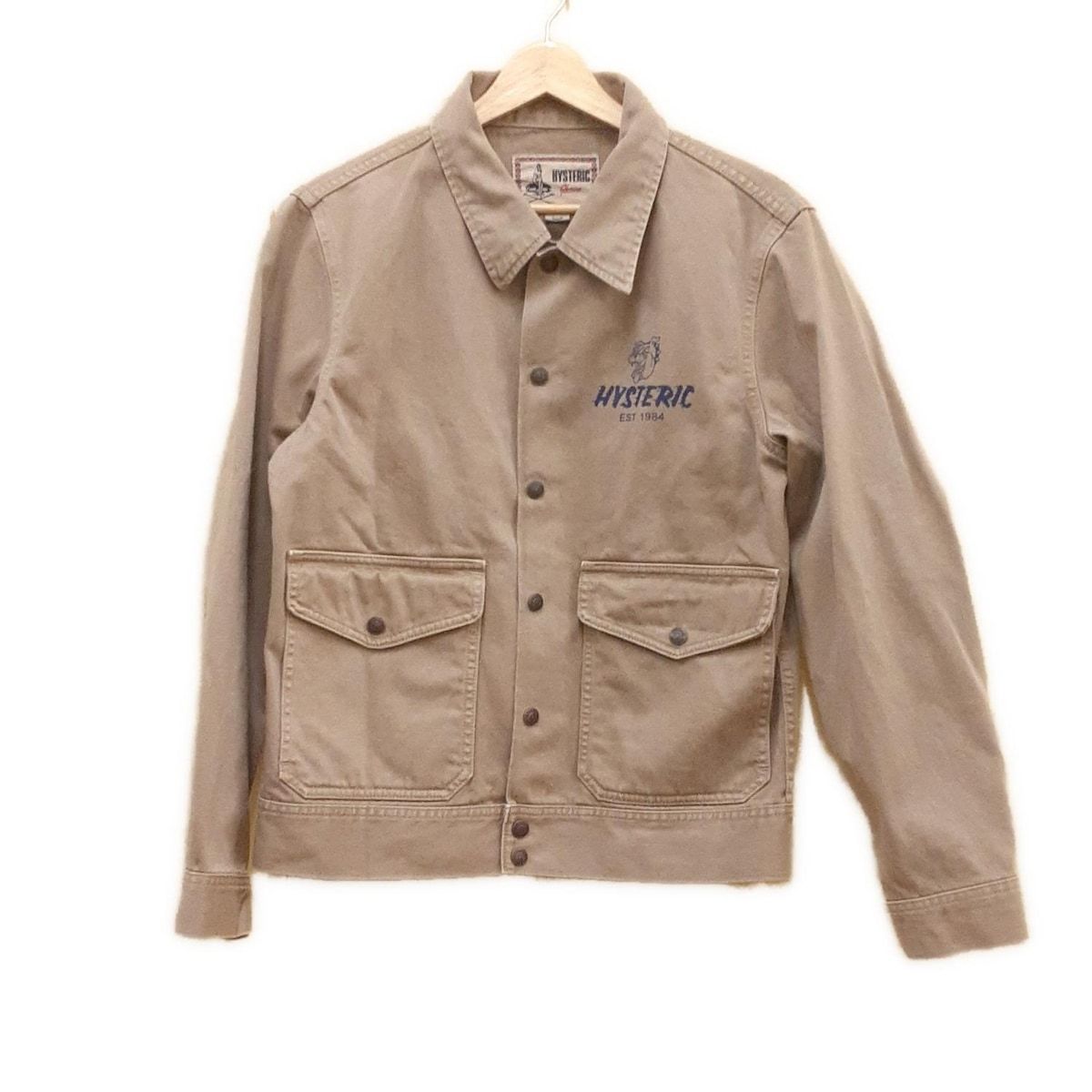 HYSTERIC GLAMOUR ヒステリックグラマー カウチン ベージュ S HYSTERIC GLAMOUR(ヒステリックグラマー) ブルゾン サイズS