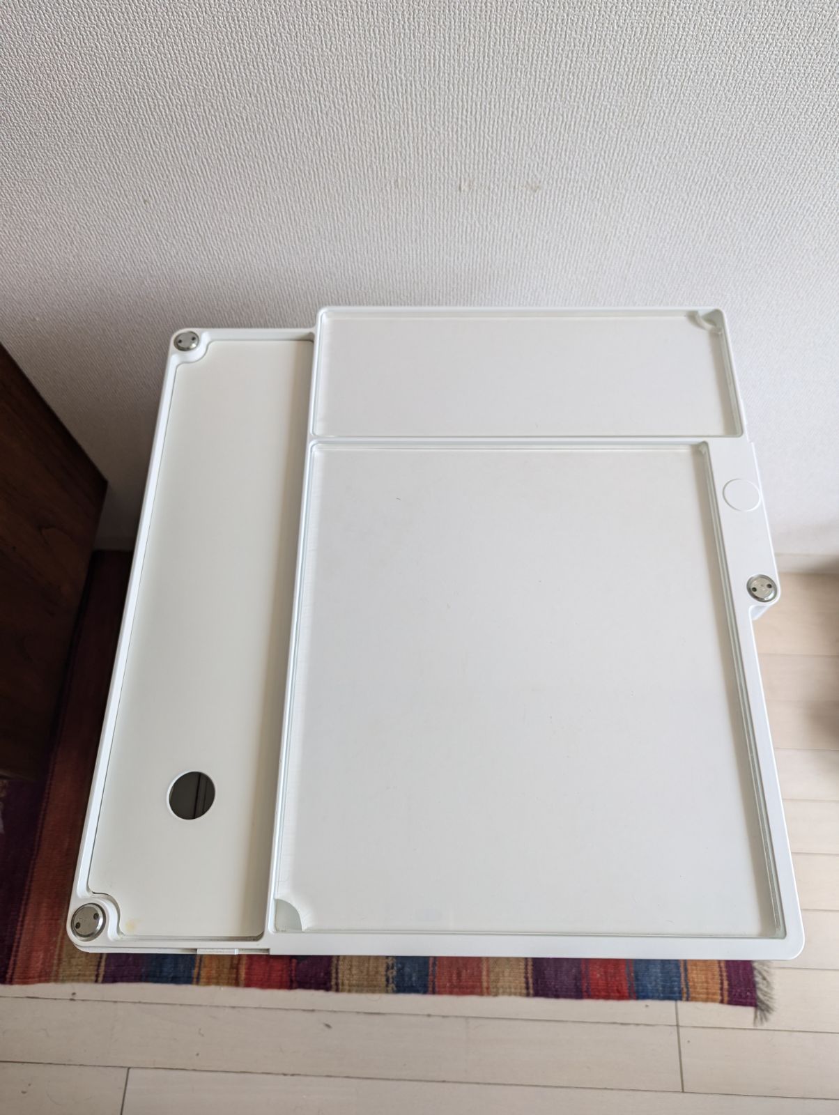 B-LINE ボビーワゴン3段5トレイ 中古 ホワイト ボビーワゴン 3段5トレイ