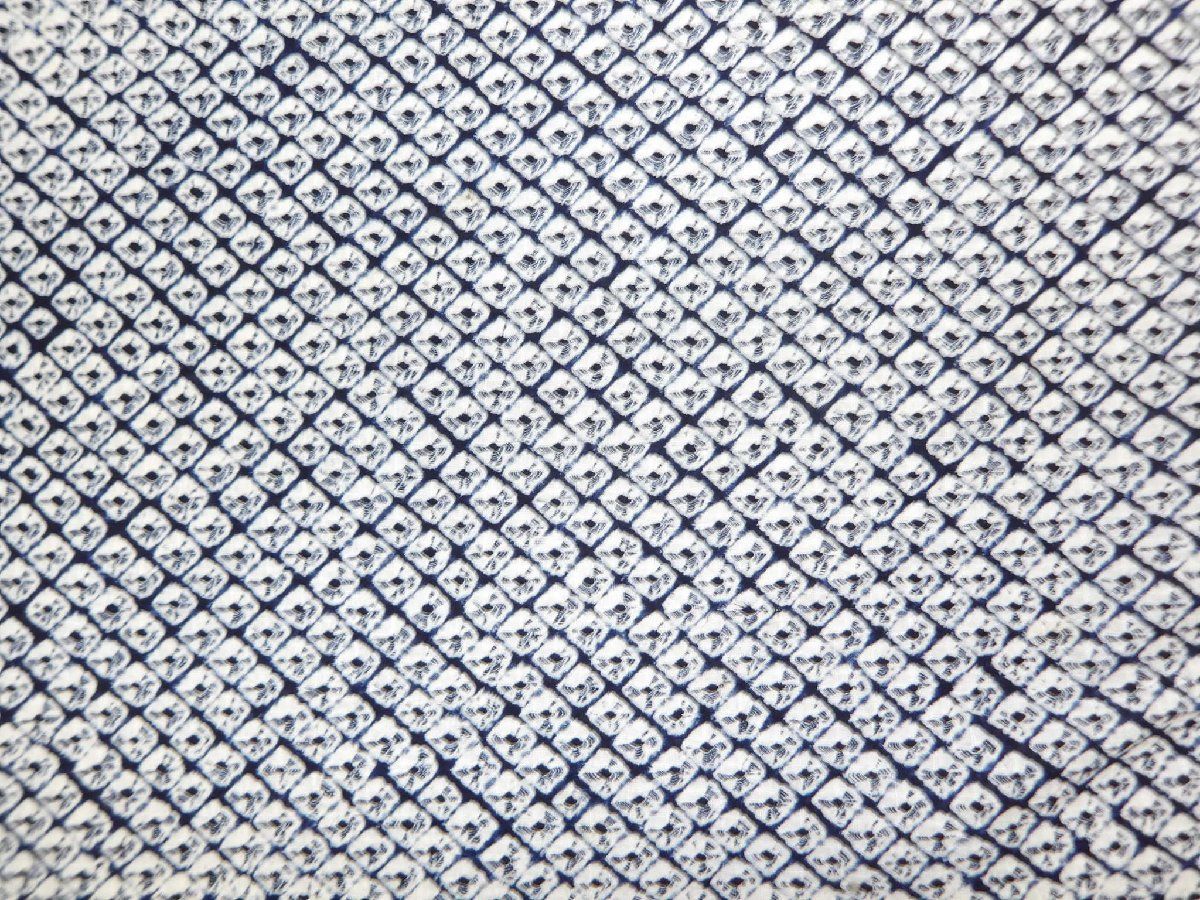 P40358 綿紅梅 総絞り 浴衣 反物 bc