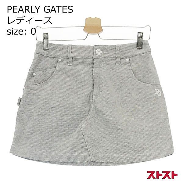 パーリーゲイツ ニコちゃん 刺繍 ゴルフウェア バンダナ付 スカート PEARLY GATES パーリーゲイツ スカート ニコちゃん バンダナ付 0