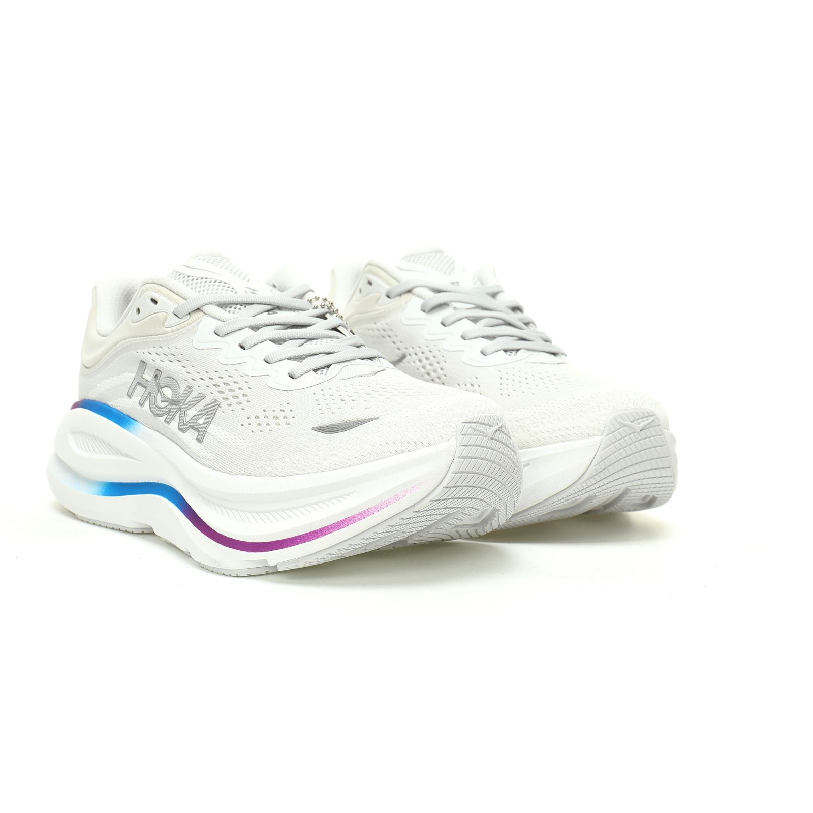 新品未使用 HOKA One One Bondi 9 Low ホワイト/ブルー/パープル