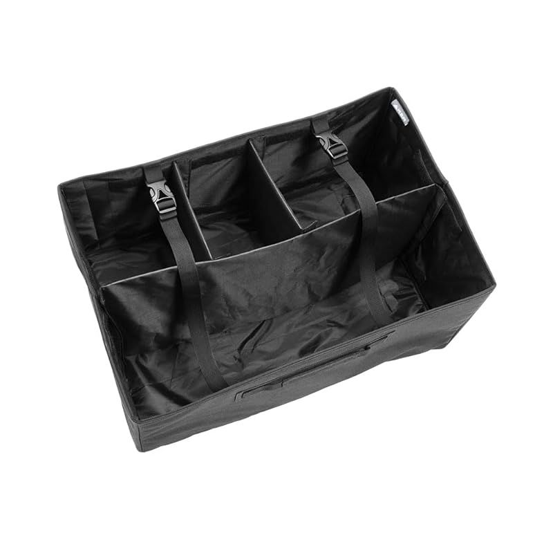 Hagihara]化粧ケース コスメワゴン ダークブランMUD-6679DBR