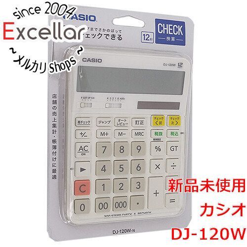 [bn:10] CASIO製　スタンダード電卓 12桁　DJ-120W-N