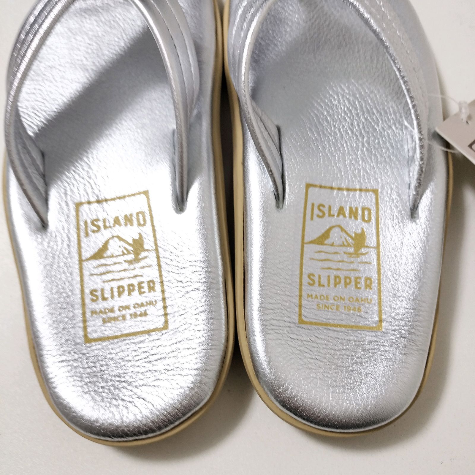 新品未使用 ISLAND SLIPPER アイランドスリッパ メタリック