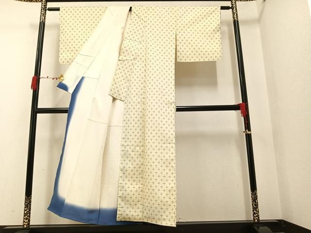 平和屋着物●上質な紬　十字絣　正絹　逸品　未使用　AAAW1830ph 平和屋着物○上質な紬 十字絣 正絹 逸品 未使用 AAAW1830ph - メルカリ