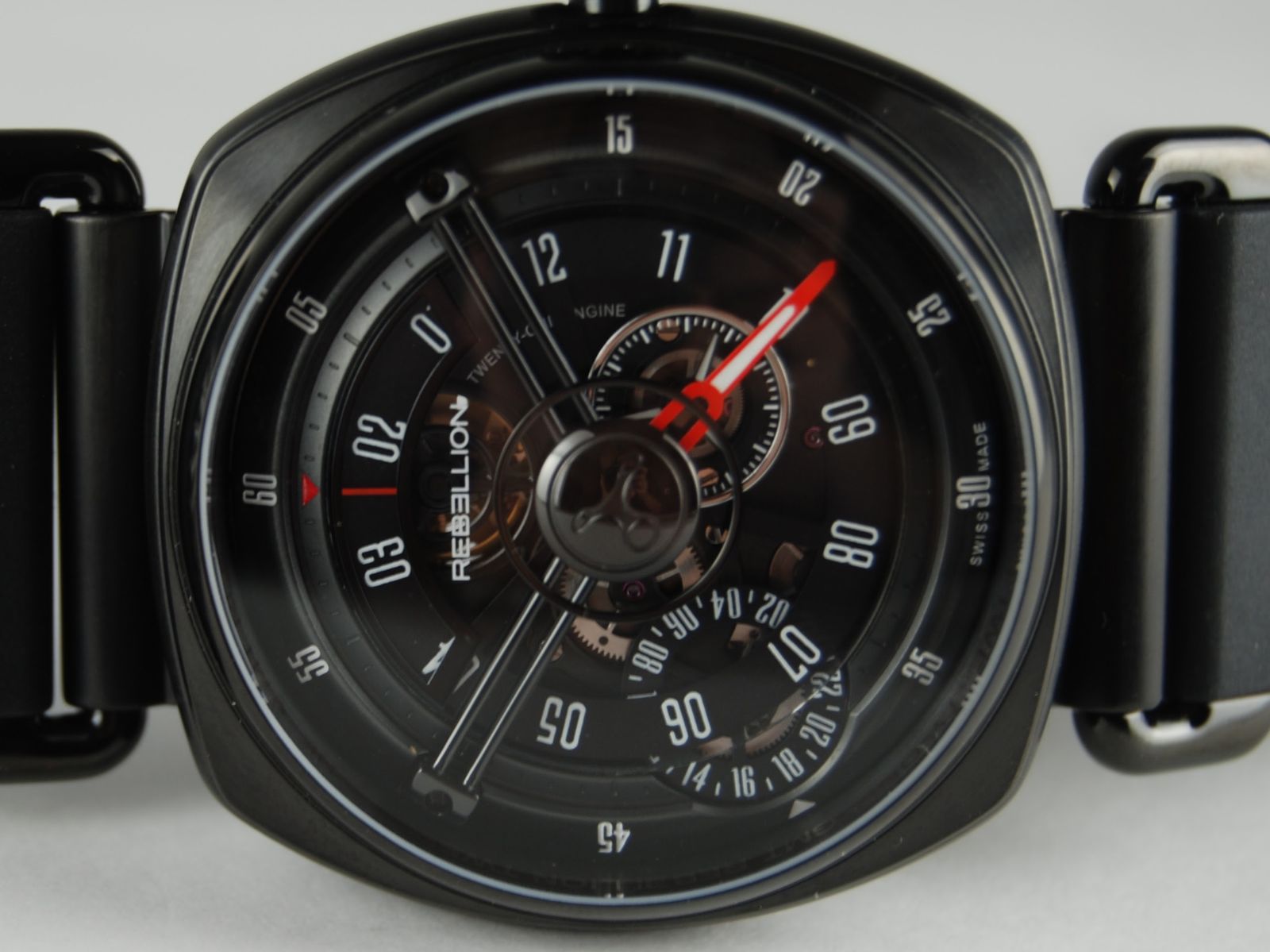 【USED/A】REBELLIONレベリオン TWENTY-ONE GMT 自動巻きメンズ時計