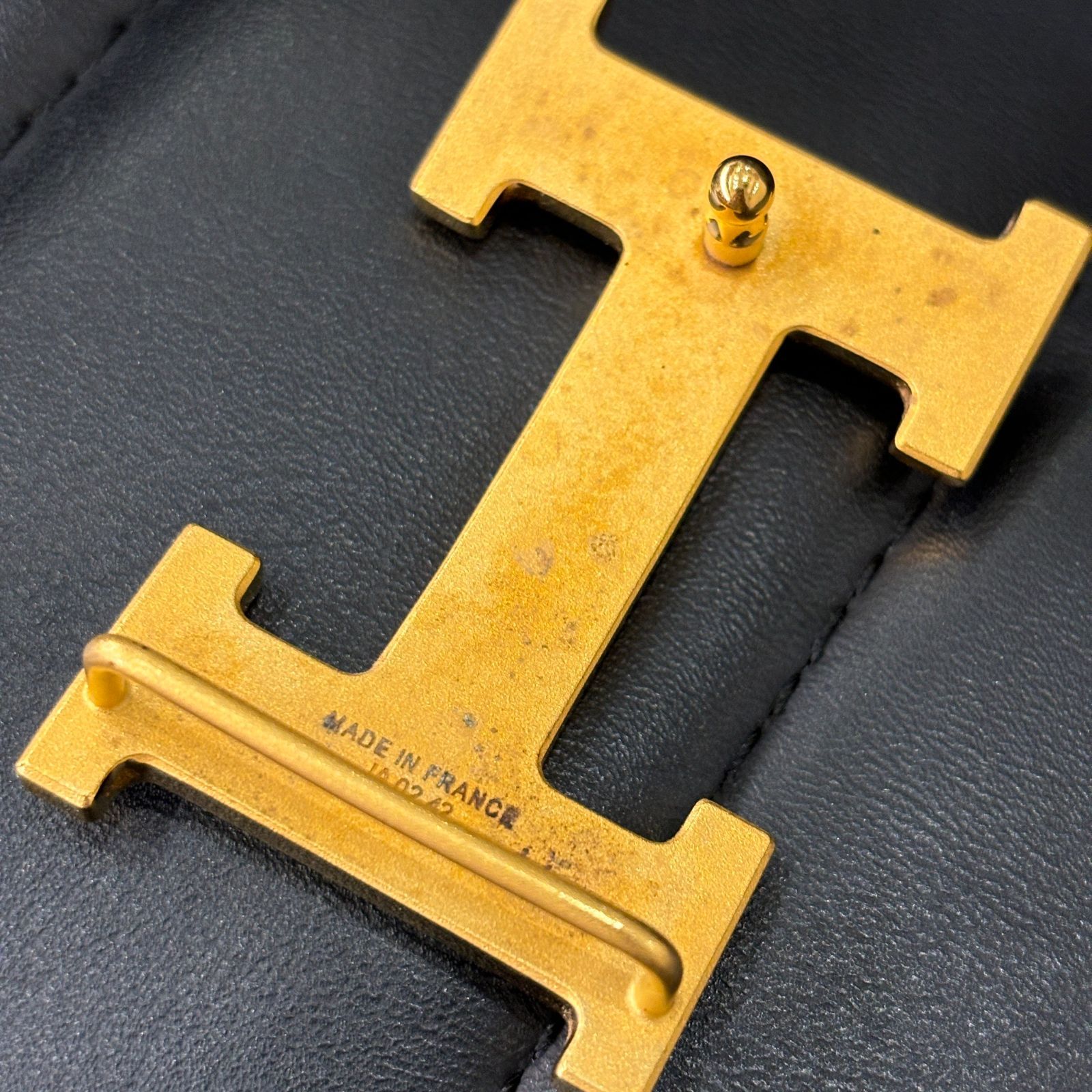 ΩNA3846 大人気！HERMES エルメス Hストリエ Hベルト コン