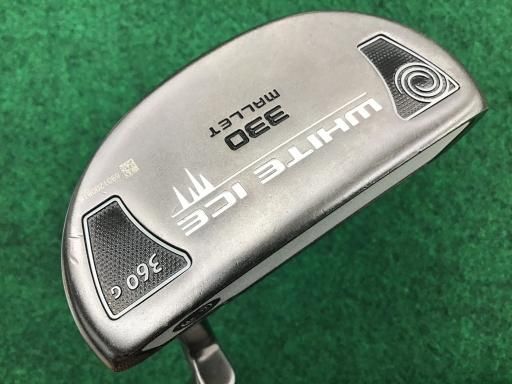 オデッセイ WHITE ICE 330 MALLET 34インチ パター PT スチール フレックスその他 メンズ 男性用 右利き 右用 Cランク ゴルフクラブ