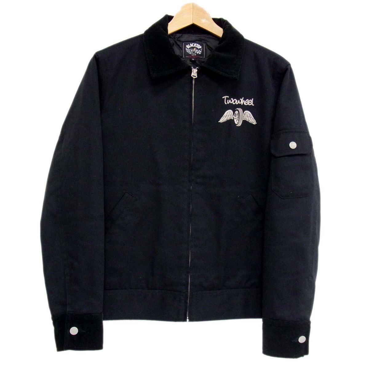 美品◇BLACKTOP MOTORCYCLE ワークジャケット チェーンステッチ