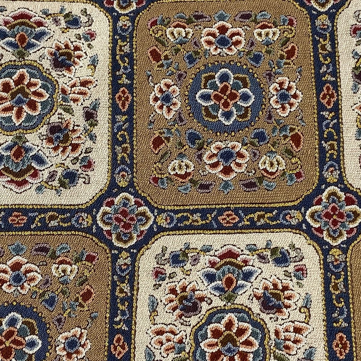 相良刺繍 総刺繍 袋帯 透け感 キラキラ 金糸 銀糸 新品未使用品 正絹 六通 相良刺繍 総刺繍 袋帯 透け感 キラキラ 金糸 銀糸 未使用品 正絹