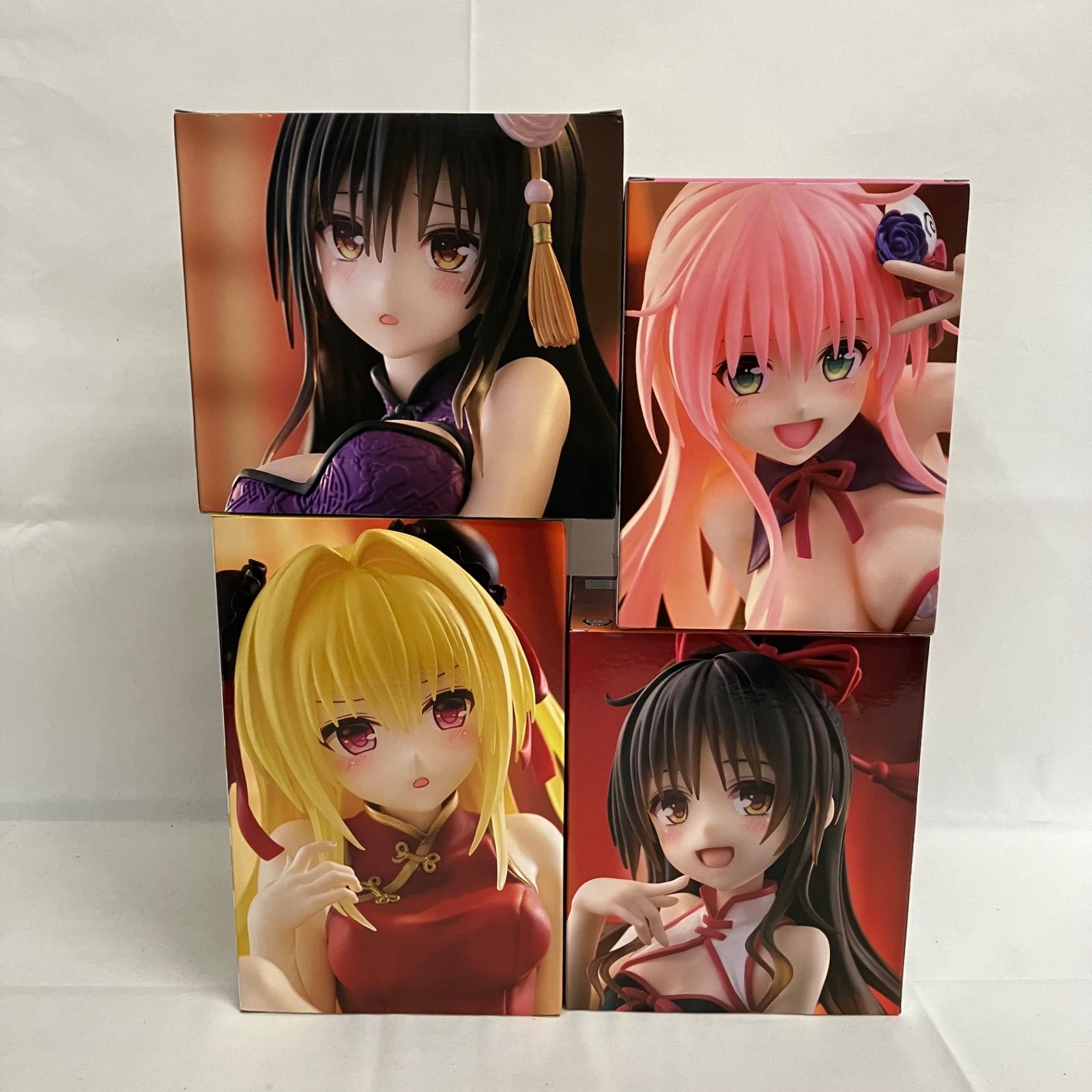 未開封 To LOVEる Desktop Cute チャイナドレス 4個セット SFK140 c107