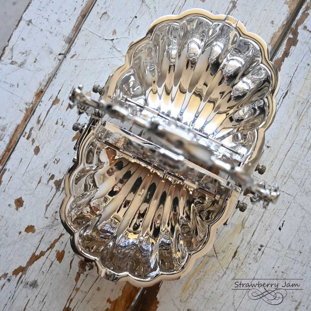 IKI-573 英国アンティーク ビクトリアン シルバーP ビスケット