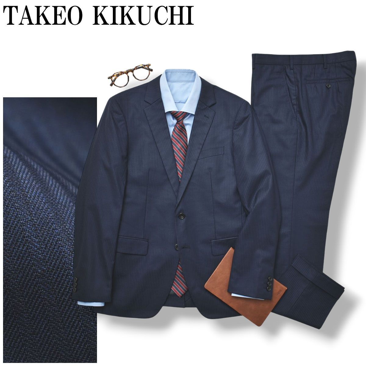 blue blue japan スーツ セットアップ 聖林公司 okura blue blue japan