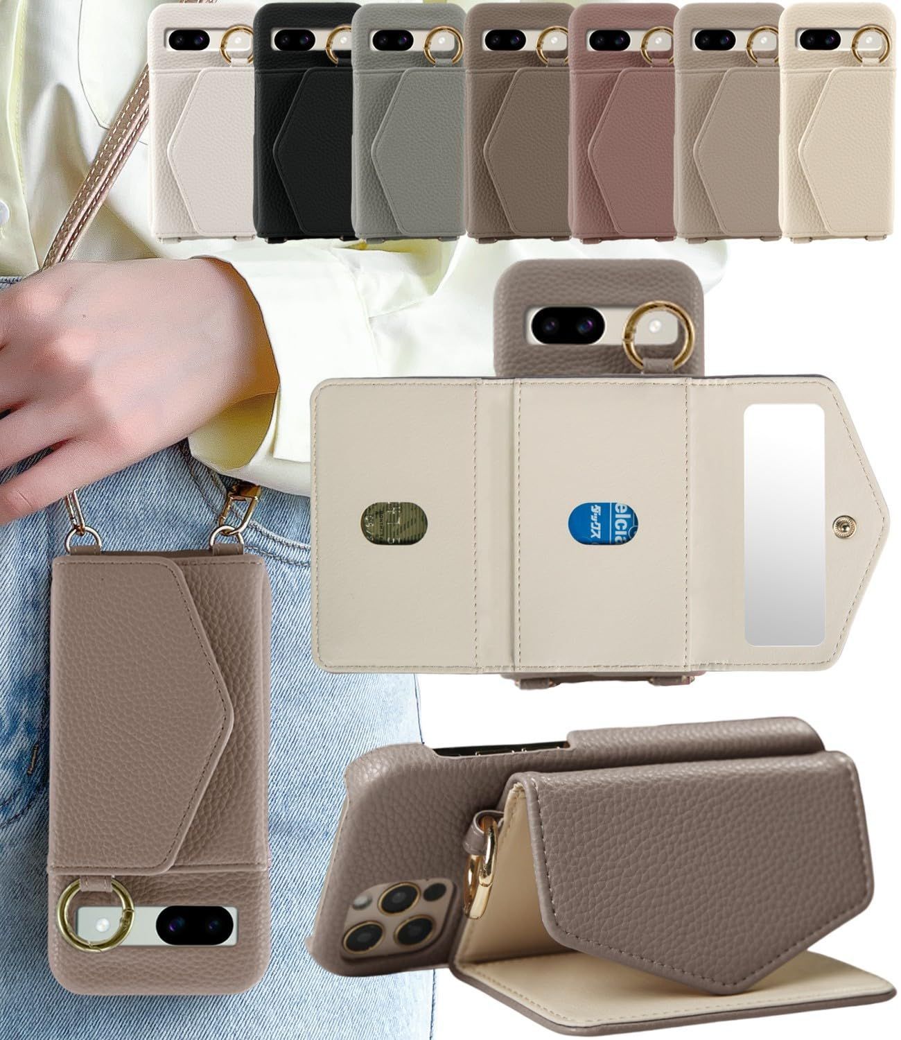 格安，お得 【数量限定】LIISEA pixel9 ケース ショルダー ストラップ付き カード収納 pixel9 pro ケース ショルダー おしゃれ グーグルピクセル9 ケース ショルダー スマホケース ピクセル9 可愛い 携帯ケース その他