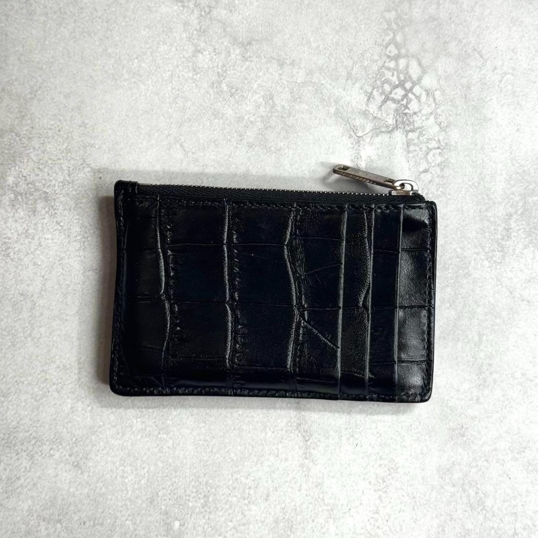 CELINE ブラックレザー ミニウォレット フラグメントケース ミニ