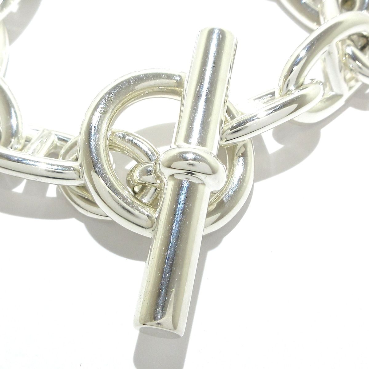 *334)【美品】エルメス HERMES シェーヌダンクル アッシュトレイ 灰皿 ブルー ホワイト 角皿 スクエア 鎖模様 美品♥HERMES エルメス シェーヌダンクル MM12~··