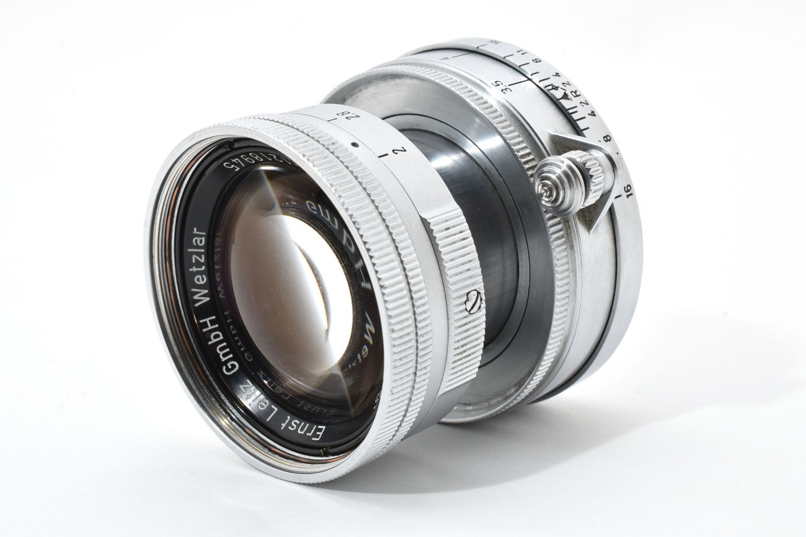 ライカ Leica Summicron 5cm 50mm F2 沈胴 121万台 L39|Lマウント用 完動品 76P97A510033