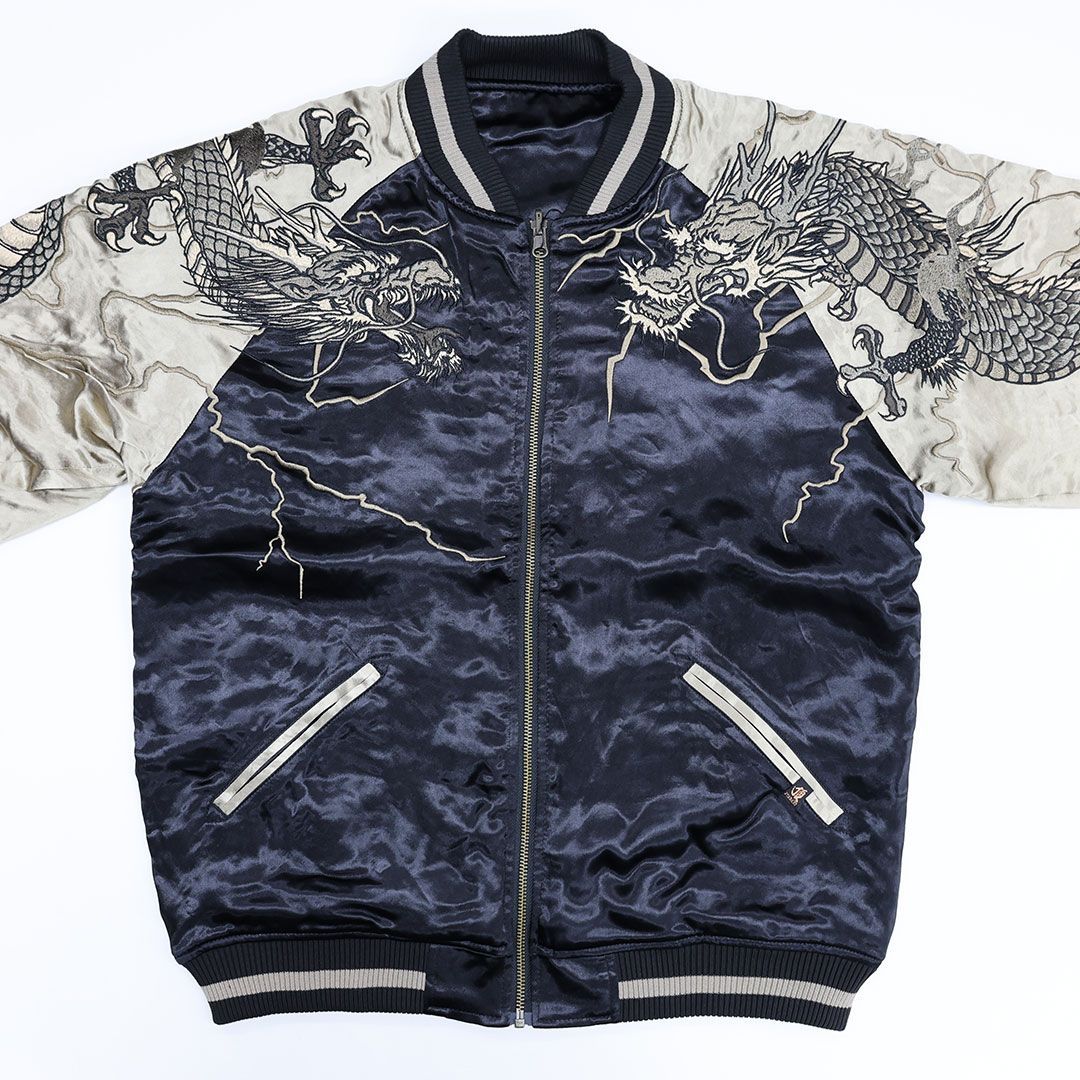 KARAKURI 2面用 日本限定 スカジャンとMA−1 レーヨン unisex 楽天市場】からくり魂 絡繰魂 粋 スカジャン 横須賀ジャンパー